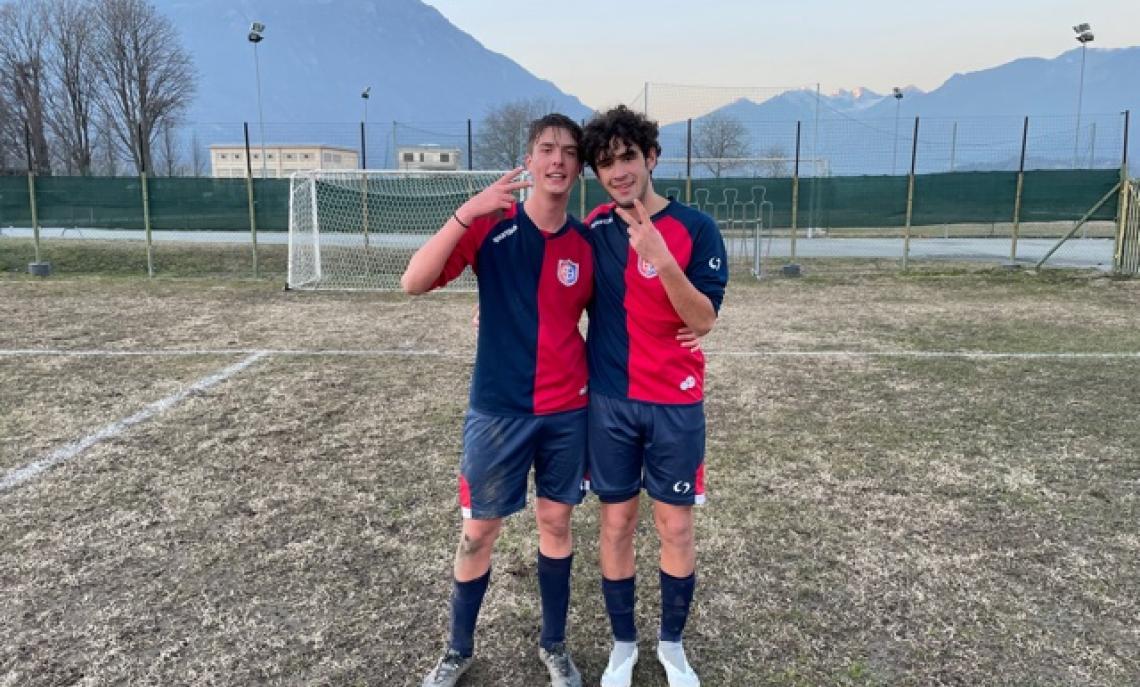 Ivrea Calcio-Borgomanero: uno due micidiale targato Dibiase-Mandelli per la vittoria dei rossoblù