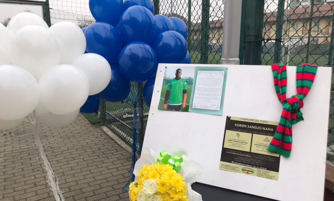 Ultimo saluto ad Adrien Sandjo: più di un centinaio di persone hanno partecipato alla funzione religiosa