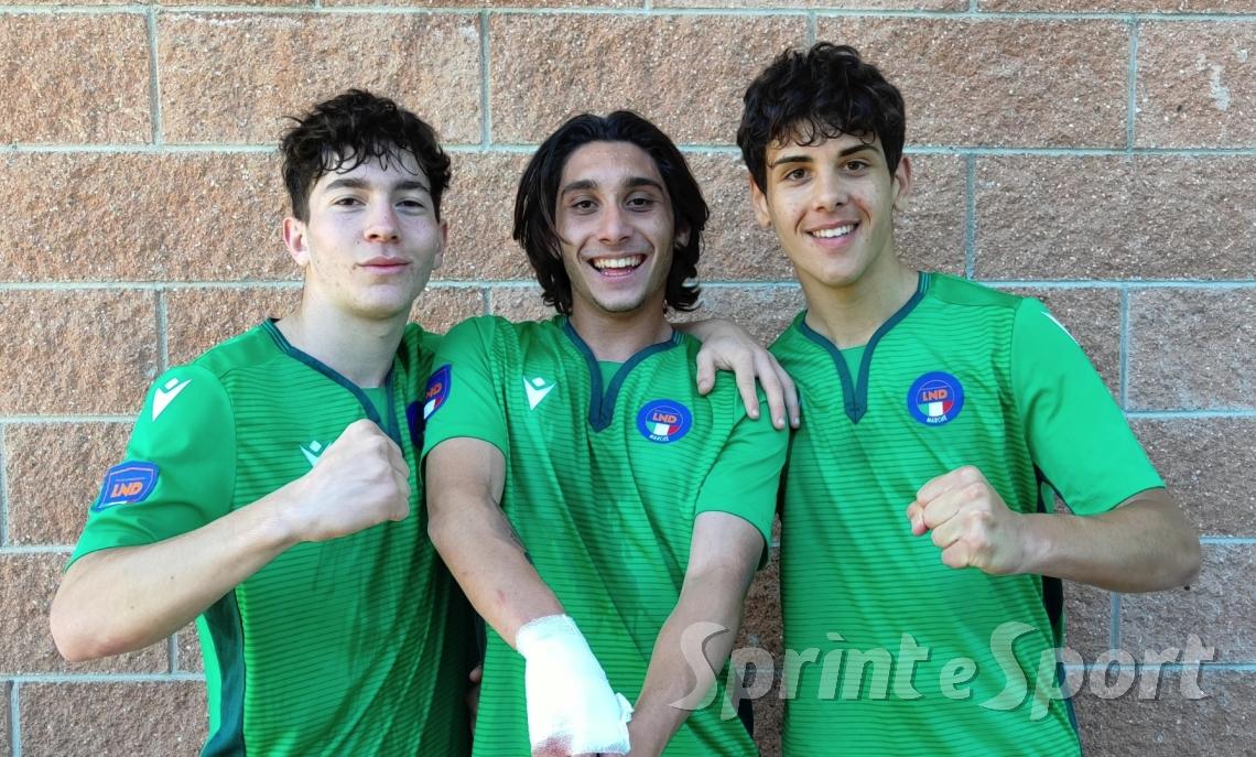 Torneo delle Regioni Under 17 - Semifinale: Marche-Campania, Pierluigi, Mangiacapre e Gaspari
