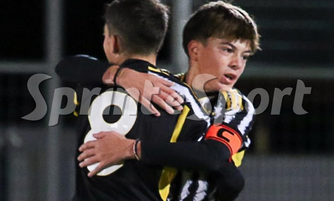 Under 13 Pro - Juventus-Torino 4-2.Monte apre e chiude il Derby della Mole segnando una tripletta da impazzire! La Juventus vola al secondo posto