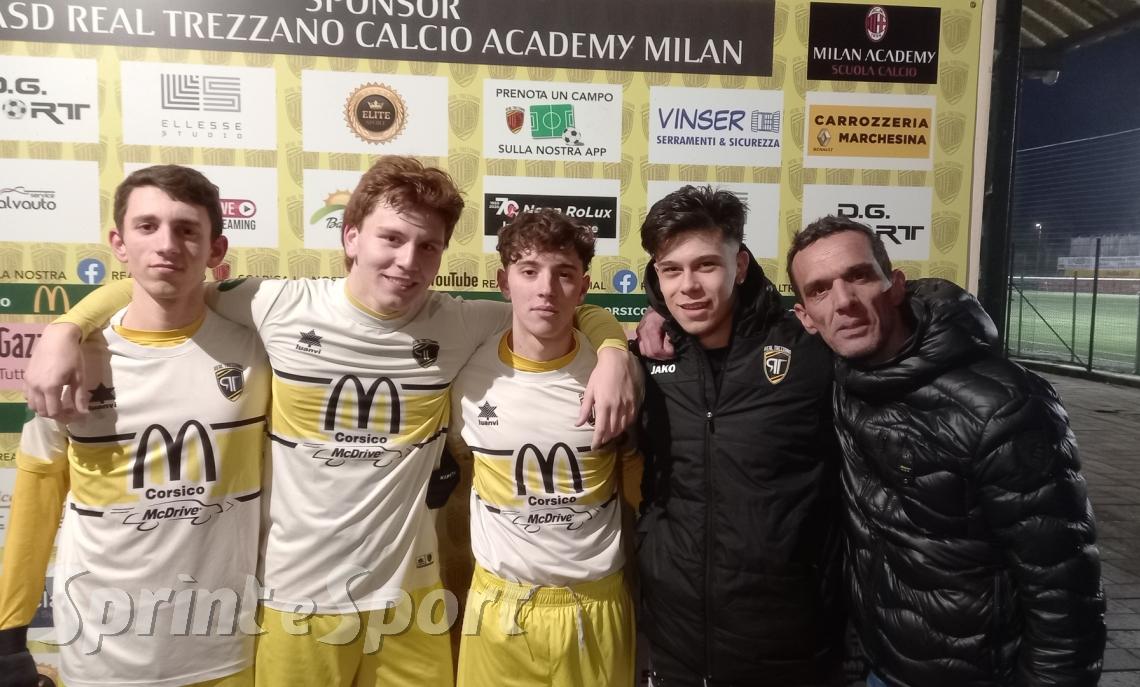 Stampacchia, Strazzera, Roselli, Nocera e Riccio; Real Trezzano Under 19