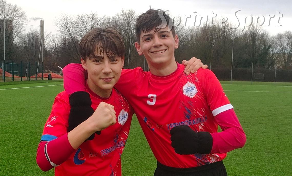 Stefano Vitali e Klevis Shqau; Olympique Limbiate Under 15