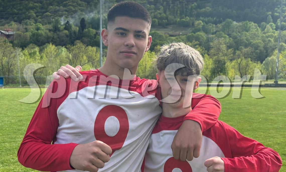 Luserna Pinerolese Sport Under 16 Pinerolo Simone Bongiovanni e Andrea Morero 