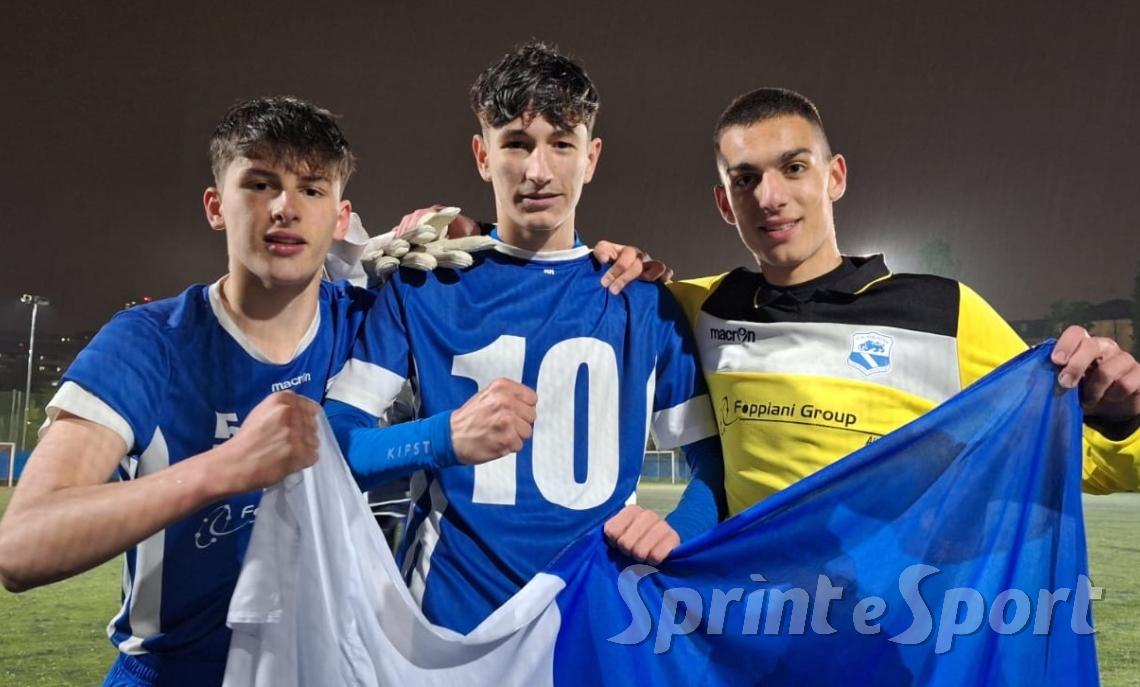 Leonardo Politanó, Rinaldo Sagulo e Lorenzo Sala (Orione Under 17)