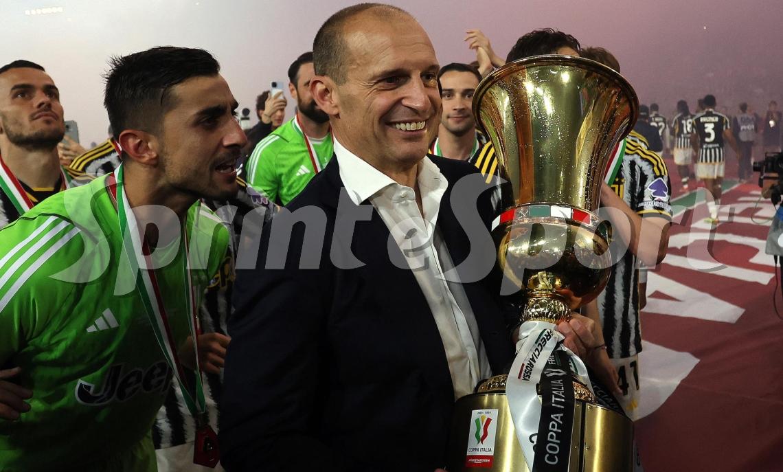 ATALANTA-JUVENTUS COPPA ITALIA 2023_202- MATTIA PERIN MASSIMILIANO ALLEGRIa Juventus torna a sorridere: Coppa Italia in bacheca con un corto muso!