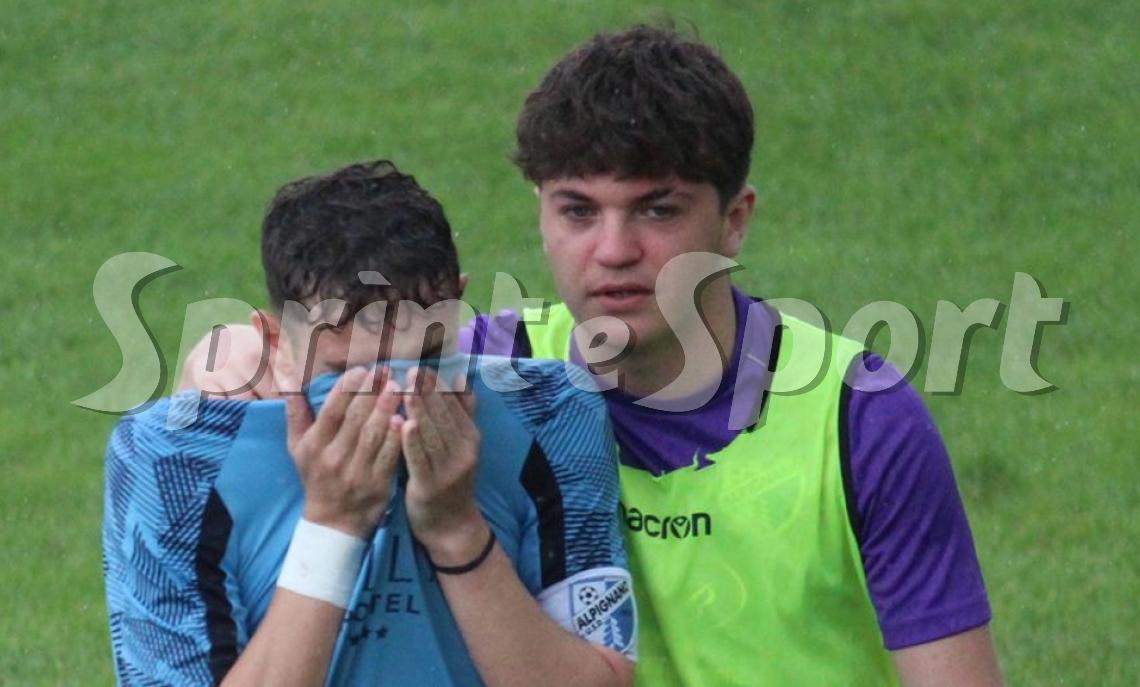 Le lacrime del Capitano dell'Alpignano Gabriele Brancato