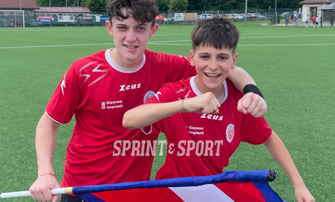 Almese Under 15, Sebastian Ostorero e Riccardo Mangione.