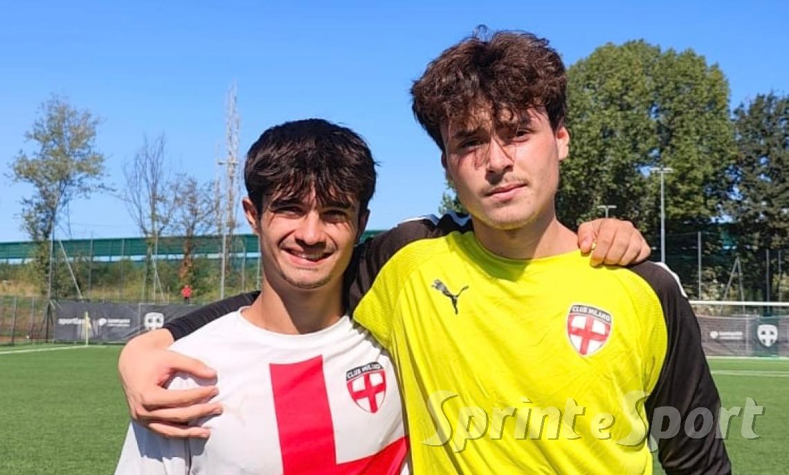Tedone e D’Errico del Club Milano U17