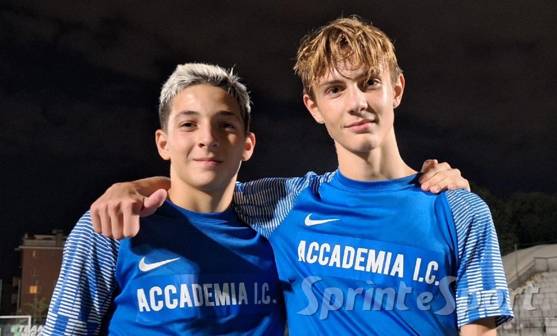 Andrea Bardelli ed Edoardo Bonzi; Under 15 Élite Accademia Inter