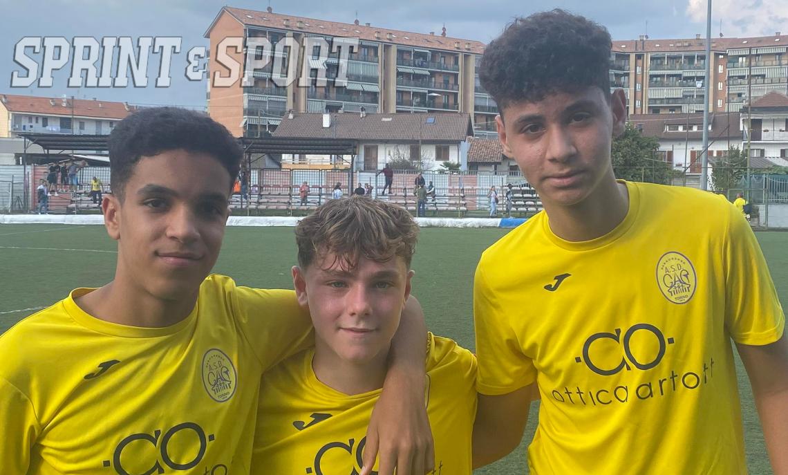 Accademia Rebaudengo-Rebaudengo 0-4, Under 15 Piemonte, i marcatori: Adam Garoui, Michele Platania e Abdellah El Azouazi