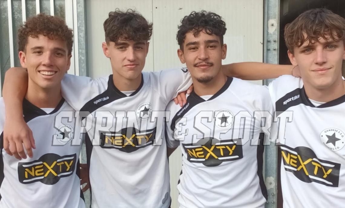 UNDER 19 PIEMONTE CENISIA OVADESE Tarantino, Candiotto, Salvador e Bavazzano