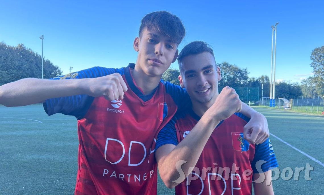 Gabriele Luigi Cogo e Edoardo Gabriel Gallo; CINISELLO UNDER 16