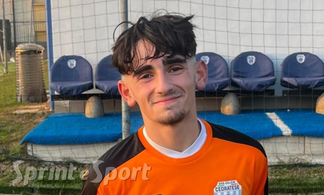 Filippo Astone, il migliore in campo della Cedratese