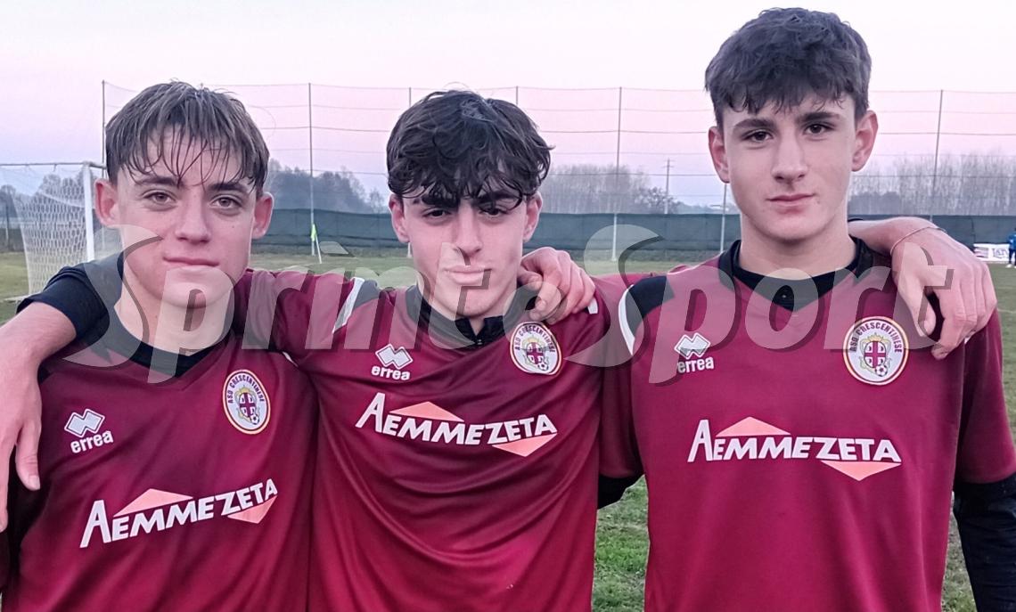 CITTÀ DI COSSATO-CRESCENTINESE UNDER 16 - ALESSANDRO MOSCHINI GABRIELE GRIECO TOMMASO BUSNENGO
