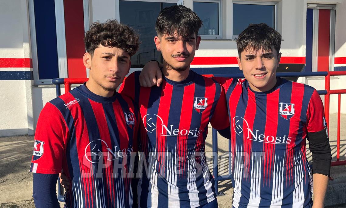 Under 17 Provinciali Pinerolo, Garino-Scalenghe 6-2: Federico Lentini, Mattia Spoto, Andrea Lo Fermo