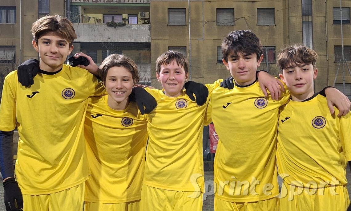 Nanetti, Meschi, Cassini, Consonni, Grimaldi: Villapizzone Under 14