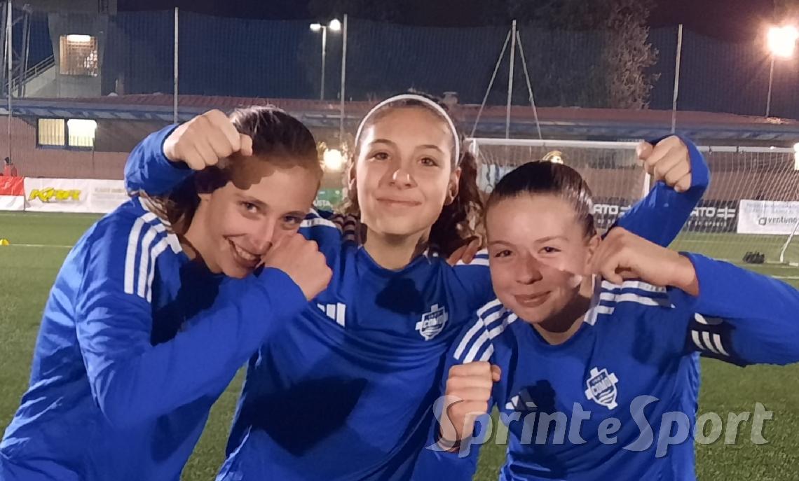 COMO UNDER 15 FEMMINILE • Martina Suigo, Alessia Malinverno e Corinne Giovio
