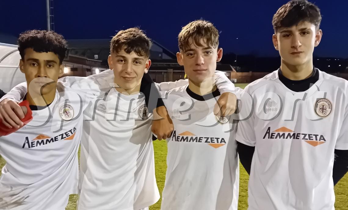 CRESCENTINESE-DIAVOLETTI UNDER 16 - HOSSAM CHTOUKI TOMMASO MATTEJA ALESSANDRO MOSCHINI TOMMASO BUSNENGO