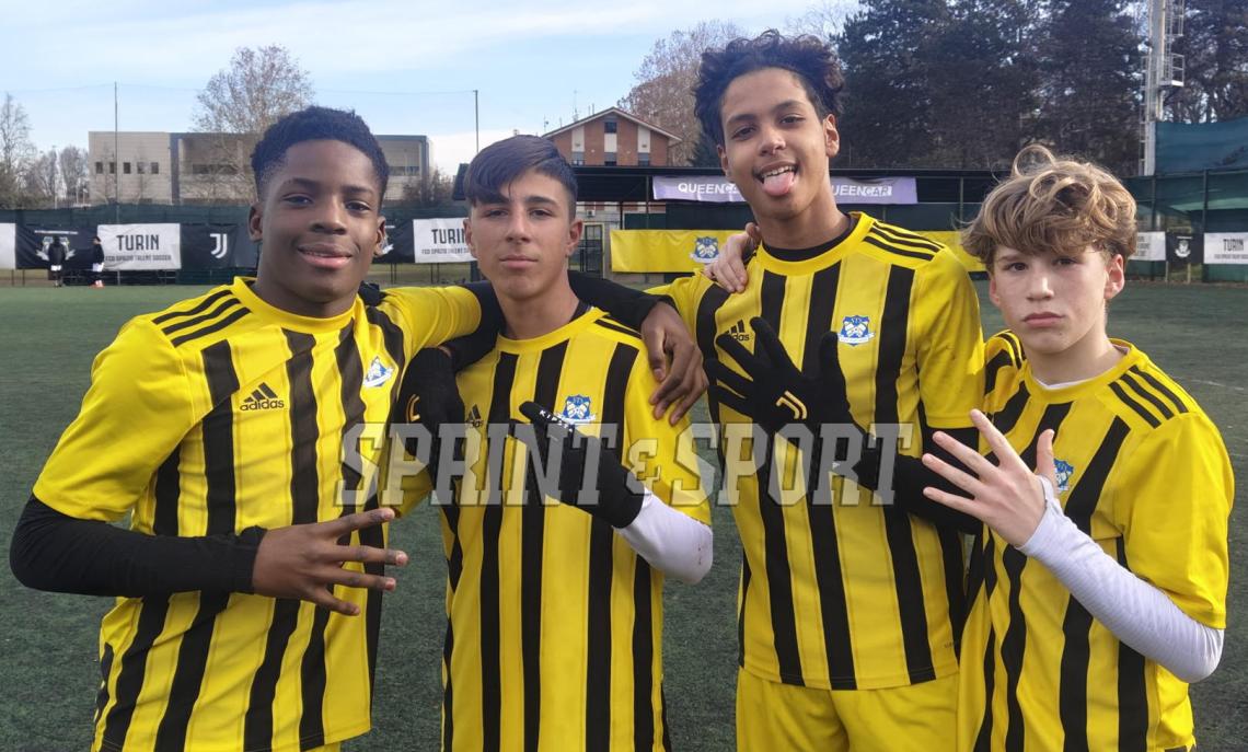Under 15 • Danny Sassoli, Roberto Tucci (doppietta), Adam Errquaibi e Gabriele Domi sono i 4 marcatori nella vittoria per 5-3 dello Spazio Talent contro il Chisola.