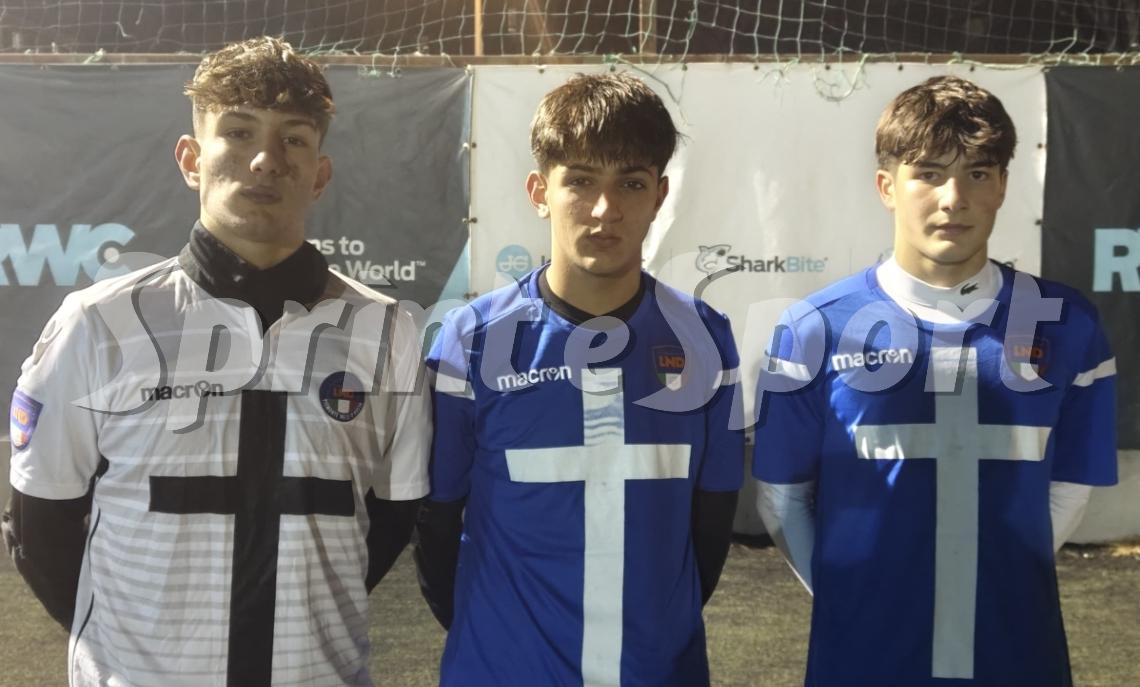 Under 15 • Gioele Benevento (Alpignano), Michael Dimasi (Lascaris) e Andrea Musso (Derthona) sono gli Mvp nella gara terminata 0-0 contro il Vanchiglia al torneo 43° Memorial Pier Giorgio Tappari.