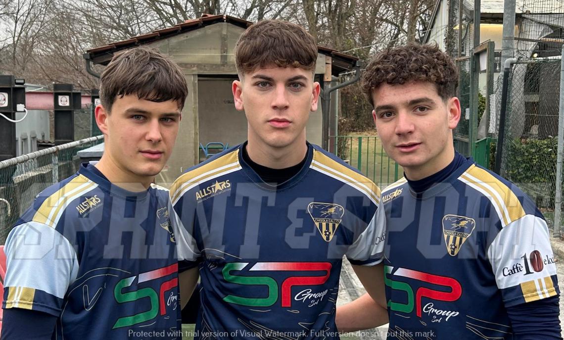 GOLD CUP UNDER 17 PRO EUREKA CHISOLA • I protagonisti della rimonta decisiva Flavio Curri, Filippo Nanni e Simone Chessa
