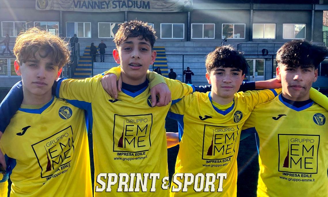 Under 15 Provinciali Piemonte Torino Vianney Rapid To 7-0, i marcatori: Andrea Minniti, Yasser Denounne, Daniele Rapicano e Richard Dragutinovic