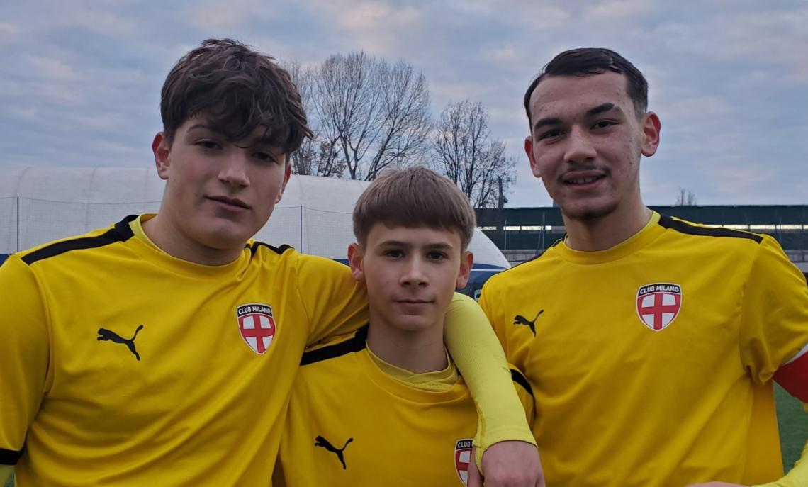 CLUB MILANO UNDER 16 ÉLITE-RANIERI,CALDERA, DE ROBERTIS