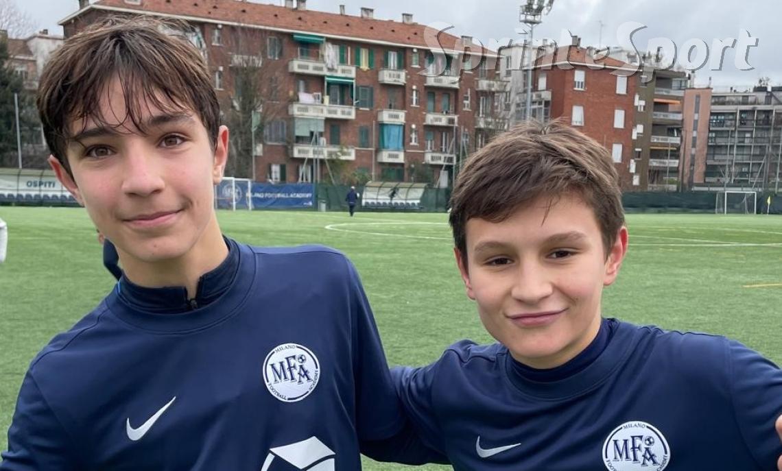 Giordano e Ruttar, Milano Football Academy