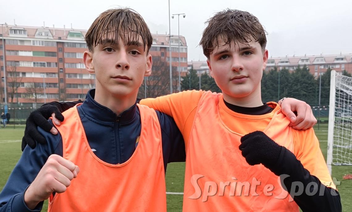 Andrea Setzu e Davide Doniselli; RAPPRESENTATIVA UNDER 15 MILANO 