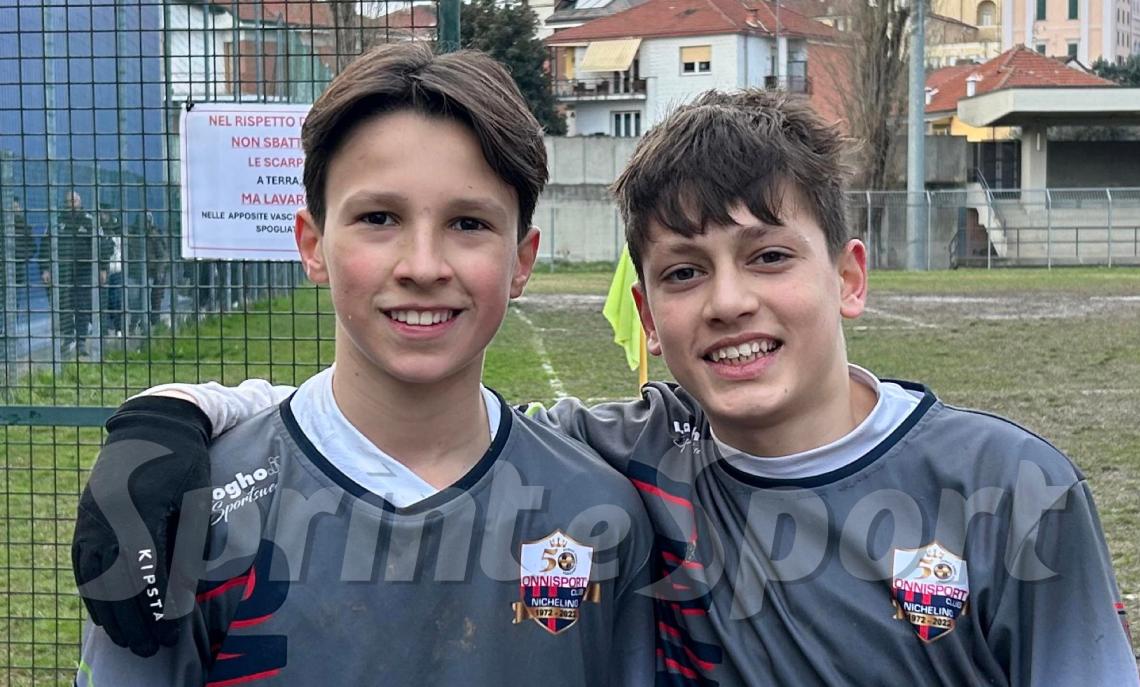 UNDER 14 TORINO ABS. LA LOGGIA-ONNISPORT 0-1 • Protagonisti assoluti di questo match sono l'assistman Andrea Milloshi e il realizzatore del gol Riccardo Ginju