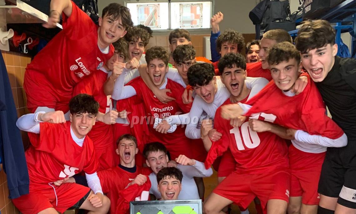 Under 17 Piemonte, Tutta la gioia del San Giacomo Chieri dopo la vittoria nel derby