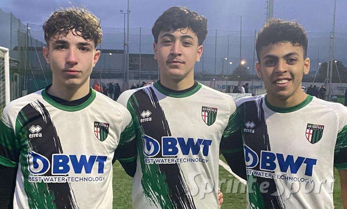 Matteo Martinelli,Raffaele Sepe, Mohamed Hawash • AUSONIA ACADEMY UNDER 16