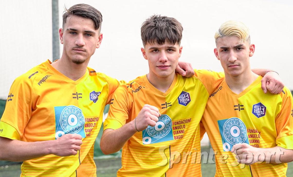 Lorenzo Sandu, Mattia Cesati e Leonardo Marincolo; SEMPIONE UNDER 17