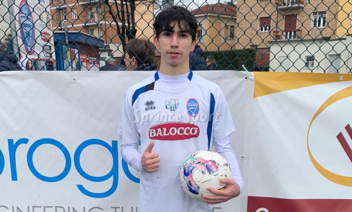 Under 17 Piemonte, Fossano-Saluzzo 1-1, L'MVP di giornata Vincenzo Scavone autore del gol del pareggio a tempo scaduto.