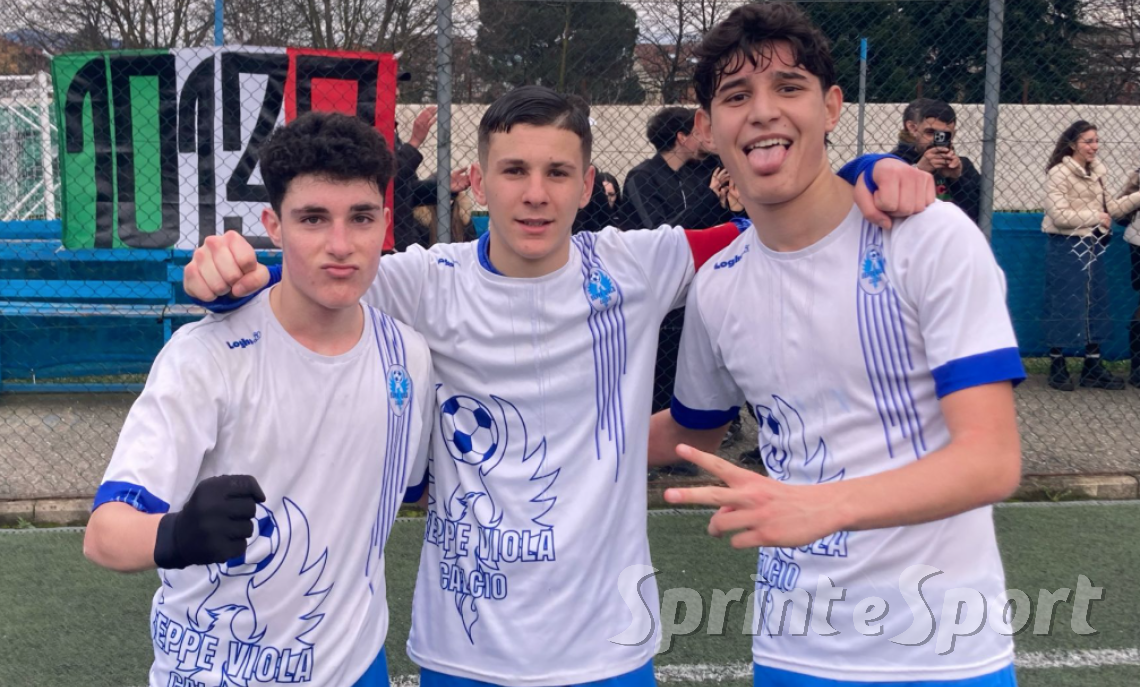 UNDER 18 • Beppe Viola-Sale: Il Beppe Viola non fallisce l’appuntamento col destino! Sale battuto di rigore e si spera ancora… In foto Federico Goria, Simone Mossucca e Alessandro Gatti