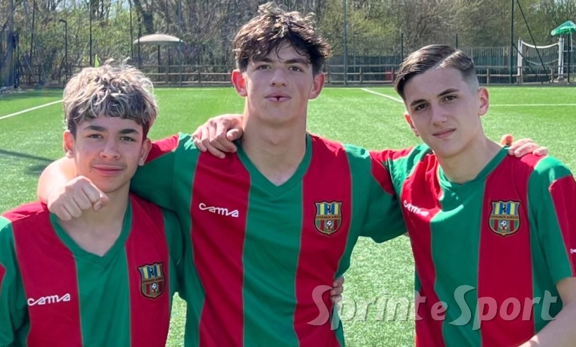 UNDER 16 SPERANZA AGRATE • Nicola Lauritano, Matteo Pirola e Daniele Depra