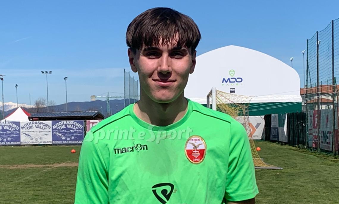 Under 17 Piemonte Cuneo Olmo-Pinerolo  1-1•  Il protagonista dei biancorossi Gioele Piretro
