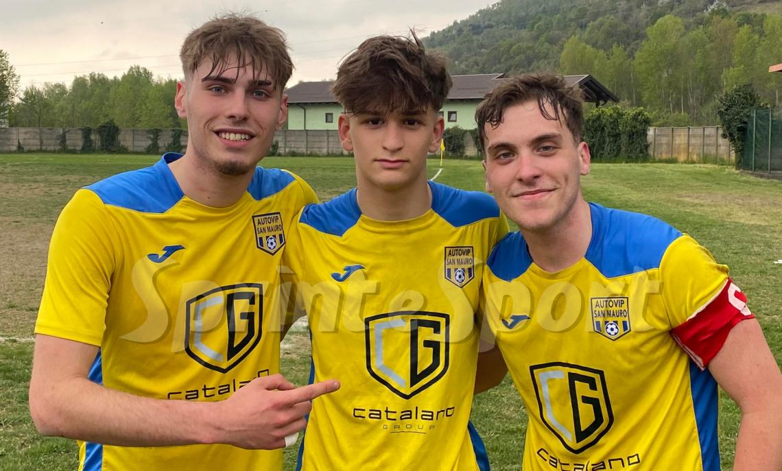 NUOVA LANZESE AUTOVIP SAN MAURO UNDER 19 TORINO FOTO EDOARDO GIANCOLA ANDREA PASSALACQUA FRANCESCO PISTAMIGLIO AUTOVIP SAN MAURO