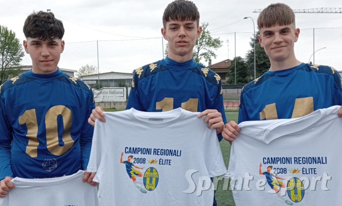 ASSAGO UNDER 17 • Davide De Giglio, Elia Rango e Leonardo Ferrara