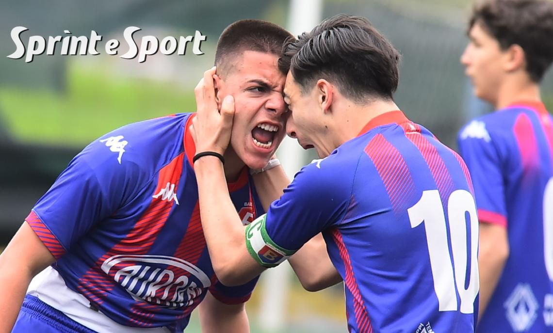 Under 15 Provinciali Piemonte Torino Barcanova 3-1 Rebaudengo, in foto: Buongiorno Simone e Manuel Carrillo (foto Cassarà)