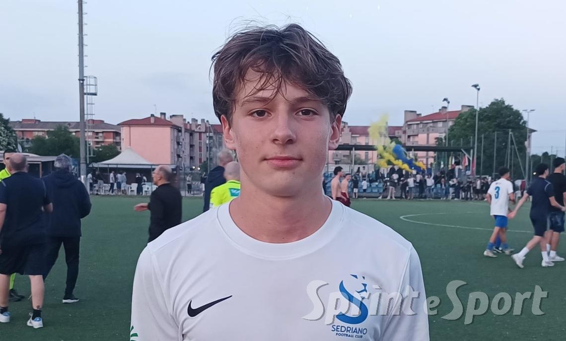 UNDER 17 ELITE SEDRIANO ● Leonardo Bottino, autore del gol decisivo