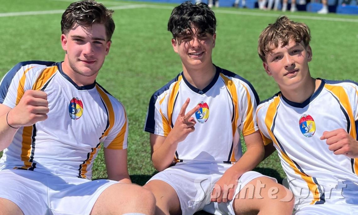 UNDER 16 SEGRATE • Giuseppe Sabatino, Sigismondo Cacace e Federico Quaglia