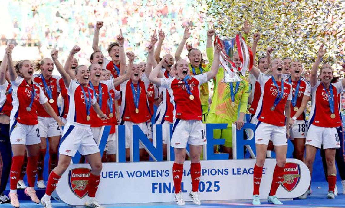 Finale della  Champions League Femminile: arriva il secondo titolo dell'Arsenal