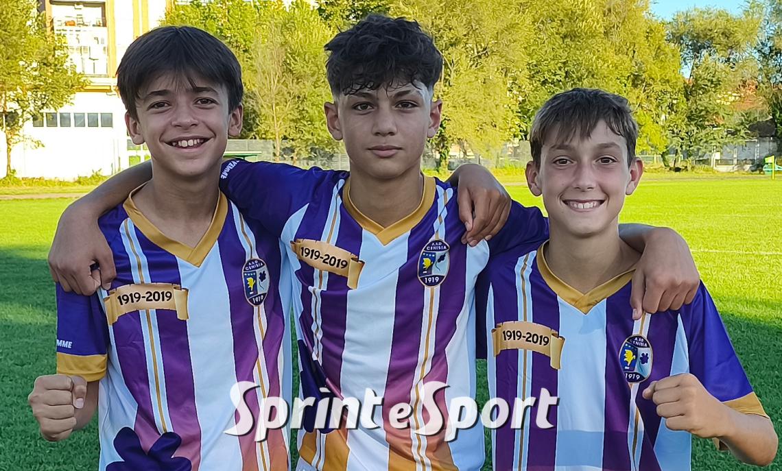 Grande Slam Under 14 Cenisia- Pro Collegno 2-1: i protagonisti biancoviola Umberto Marchisone, Diego Lacentra e Nicolò Riccardini