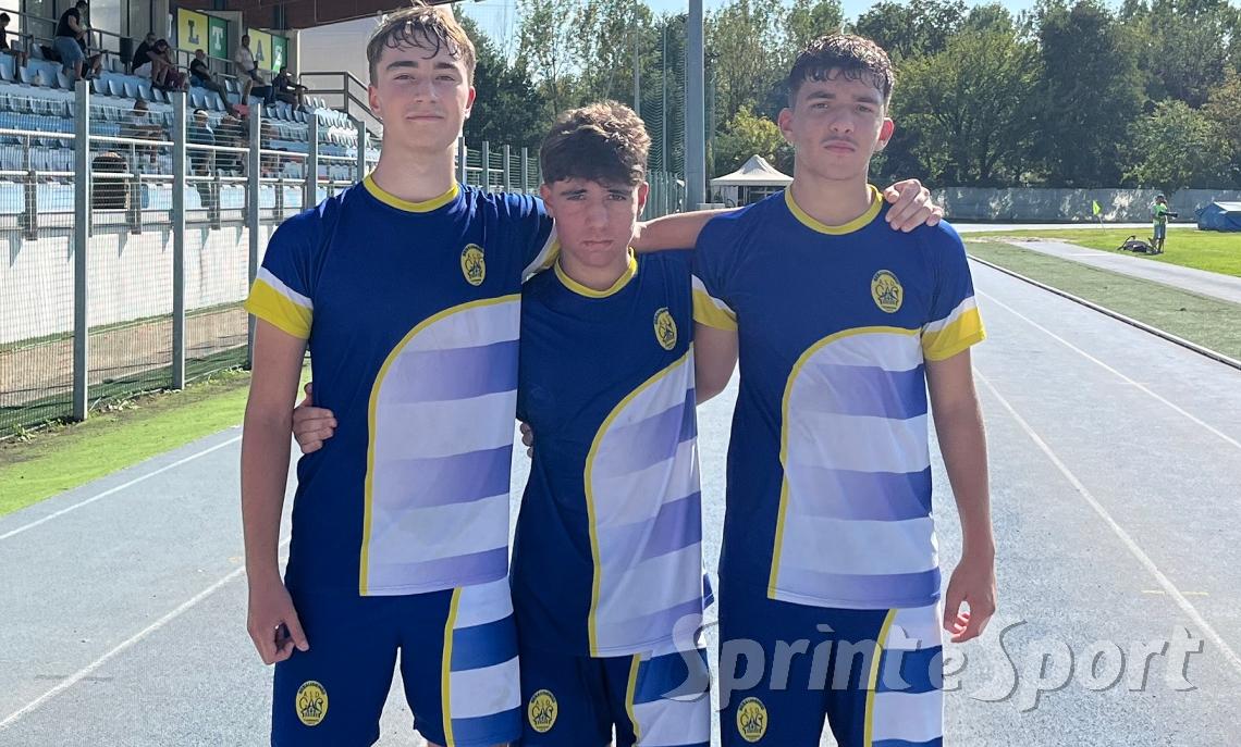 Lorenzo Solazzo, Edoardo Graviloaie, Moemen Mhaouech Rebaudengo Under 15