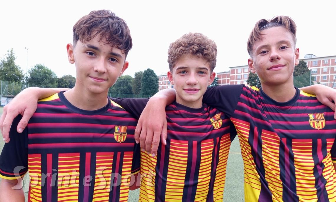 UNDER 15 ZIBIDO • Riccardo Bandesi, Tommaso Cavallaro e Giacomo Dalla Corte