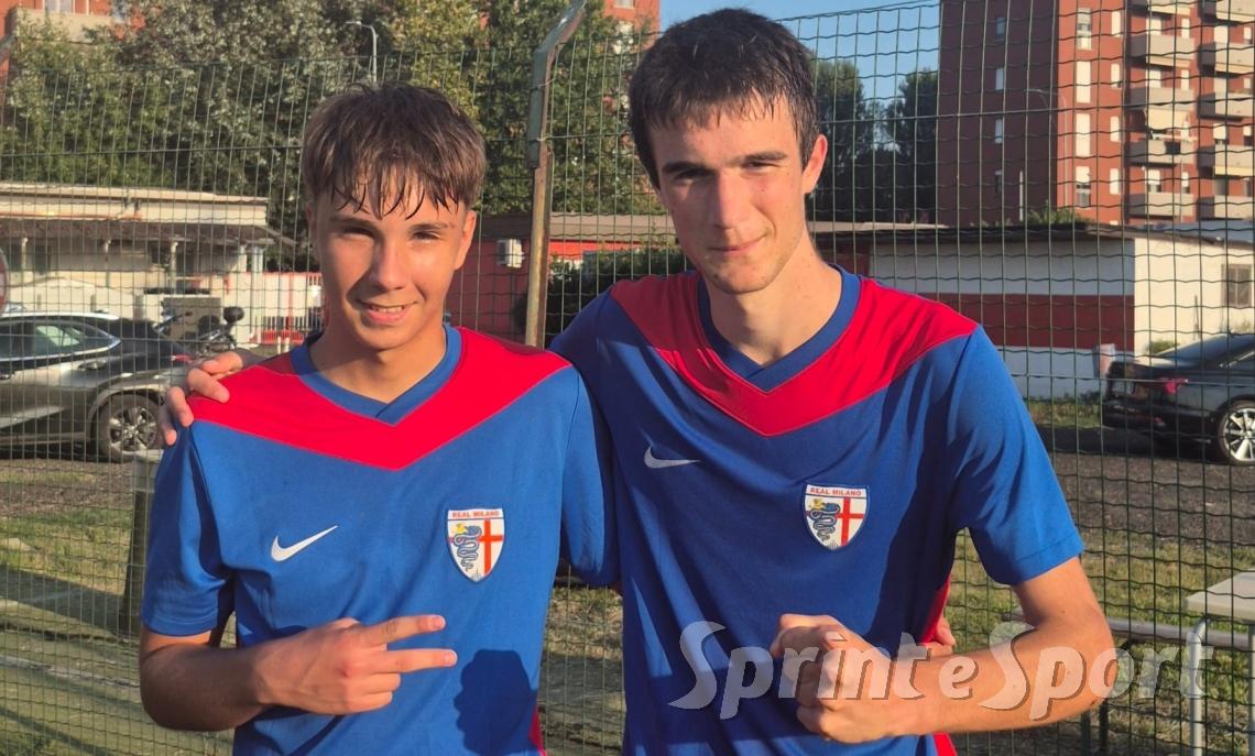 Real Milano Under 17; Andrei Ioan Hrenciuc e Davide De Amici