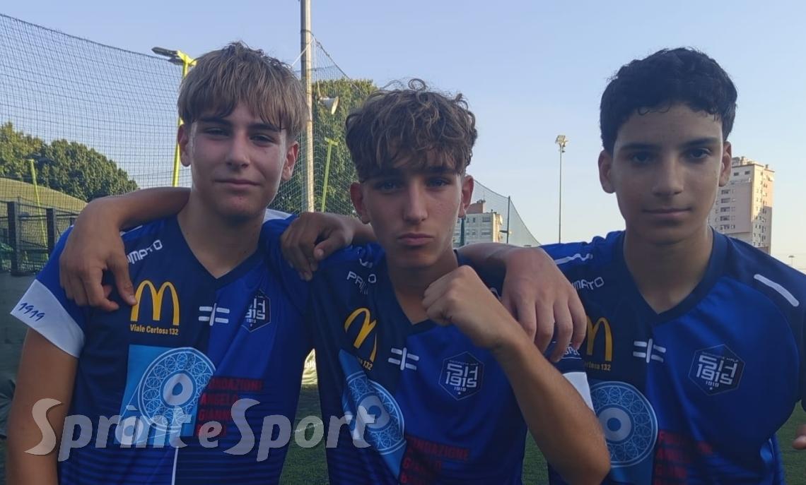 UNDER 15 SEMPIONE • Andrea Aina, Emanuele Gatto e Mohamed Seleh