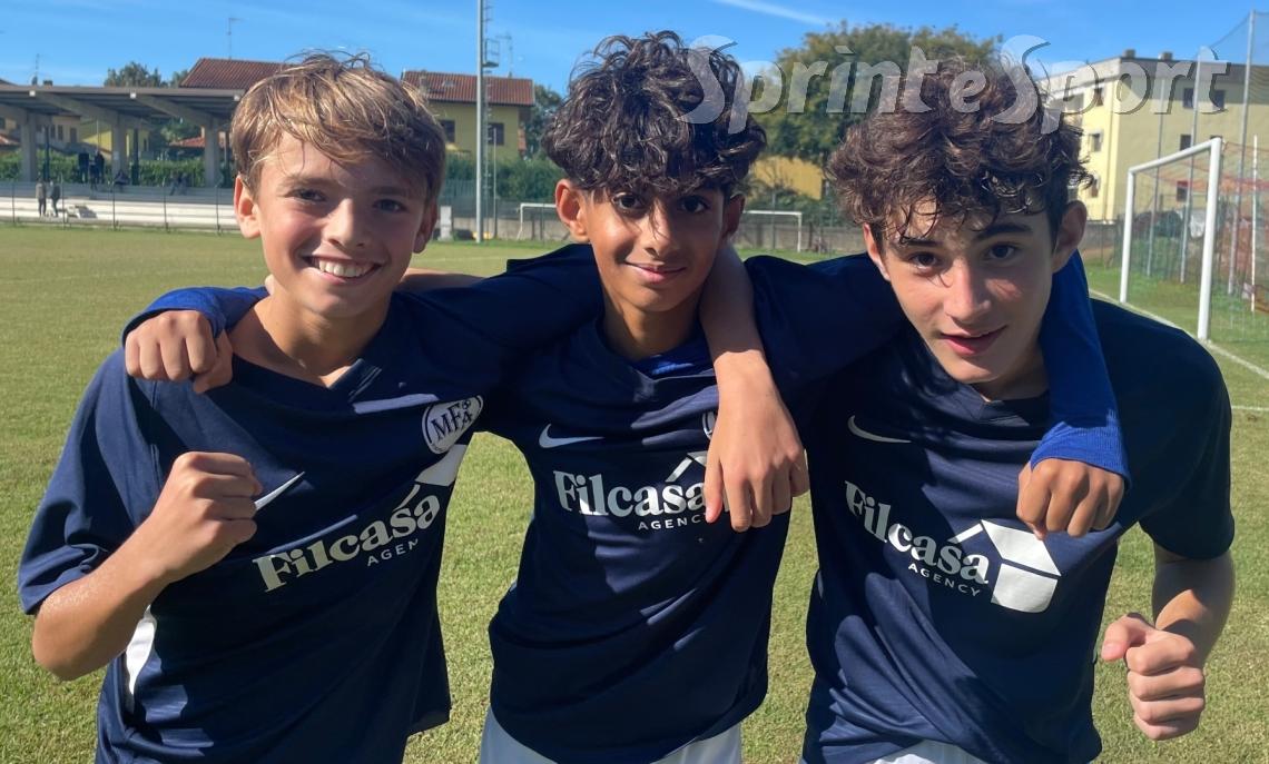 MILANO F.A. UNDER 15- Brambati, Gadalah e Bambacini protagonisiti nella vittoria per 2-6 contro il Fanfulla