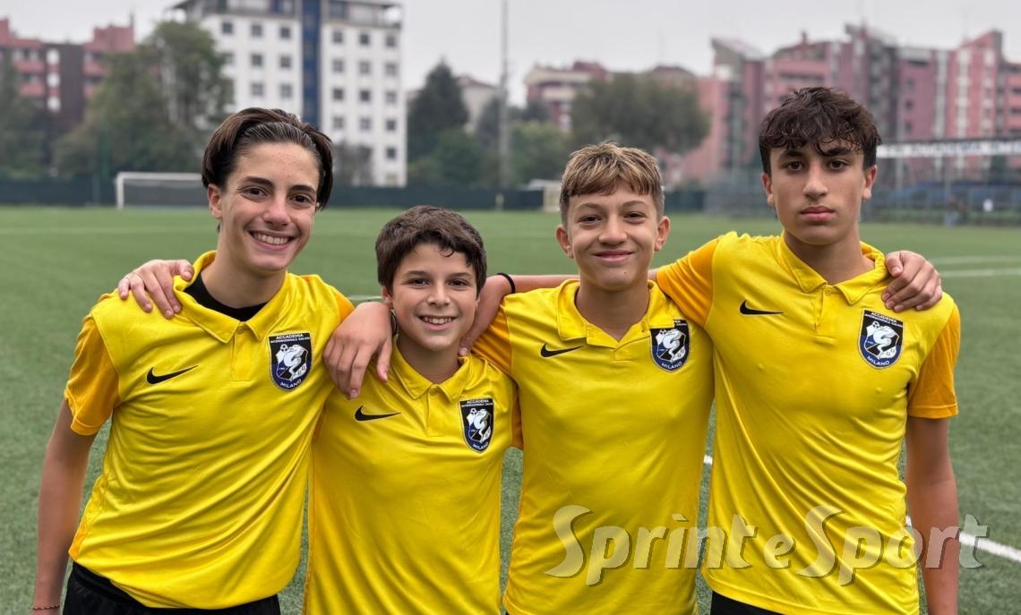MOBRICI,ZANETTI,DE MARTINO,SANTORO ACCADEMIA INTER UNDER 14